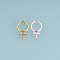 18K Gold Filled Round Connector,Open Ring Jewelry Finding Link Component for Bracelet Necklace DIY Jewelry Making Supply