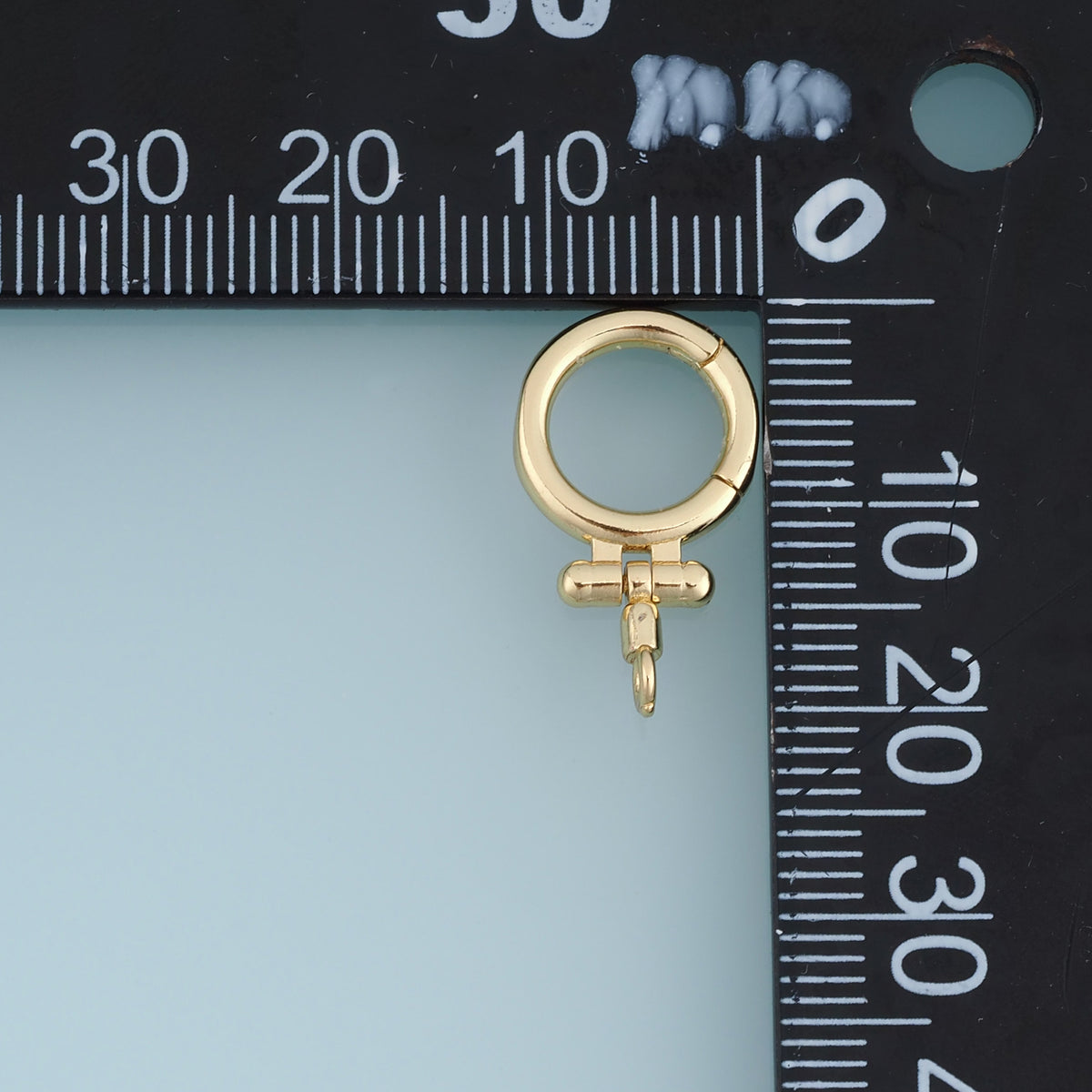 18K Gold Filled Round Connector,Open Ring Jewelry Finding Link Component for Bracelet Necklace DIY Jewelry Making Supply