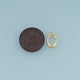 18K Gold Filled Open Ring Connector,Round Jewelry Link Component Finding for Bracelet Necklace DIY Jewelry Making Supply