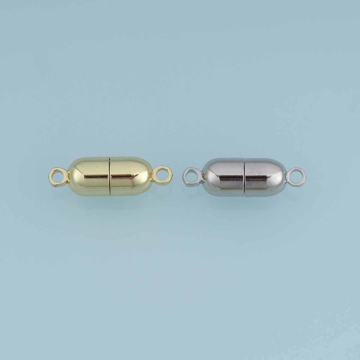 18K Gold Filled Magnetic Clasp,Barrel Magnetic Connector Finding for Bracelet Necklace DIY Jewelry Making Supply