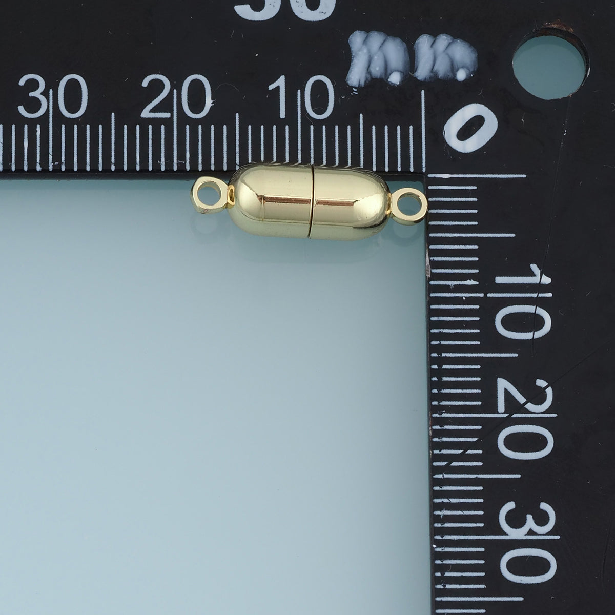 18K Gold Filled Magnetic Clasp,Barrel Magnetic Connector Finding for Bracelet Necklace DIY Jewelry Making Supply