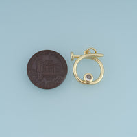 18K Gold Filled Bent Nail Charm,Crystal Nail Pendant Unique Jewelry Component for Bracelet Necklace DIY Jewelry Making Supply