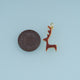 18K Gold Filled Deer Charm,Colorful Enamel Deer Pendant Animal Charm for Bracelet Necklace DIY Jewelry Making Supply