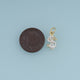 18K Gold Filled Dollar Sign Charm,Enamel Money Symbol Pendant Wealth Charm for Bracelet Necklace DIY Jewelry Making Supply