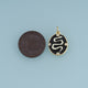 18K Gold Filled Snake Charm,Black Enamel Snake Pendant Animal Charm with Crystal Details for Bracelet Necklace DIY Jewelry Making Supply