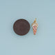 18K Gold Filled Ice Cream Cone Charm,Colorful Enamel Ice Cream Pendant Dessert Charm for Bracelet Necklace DIY Jewelry