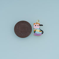 18K Gold Filled Cat Charm,Colorful Enamel Cat Pendant Animal Charm for Bracelet Necklace DIY Jewelry Making Supply