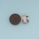 18K Gold Filled Cat Charm,Colorful Enamel Cat Pendant Animal Charm for Bracelet Necklace DIY Jewelry Making Supply