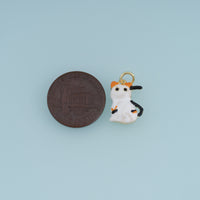 18K Gold Filled Cat Charm,Colorful Enamel Cat Pendant Animal Charm for Bracelet Necklace DIY Jewelry Making Supply