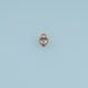 Heart Crystal Pendant,14K Gold Silver Colorful Gemstone Charm DIY Charm for Necklace Bracelet Making
