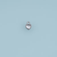 Heart Crystal Pendant,14K Gold Silver Colorful Gemstone Charm DIY Charm for Necklace Bracelet Making