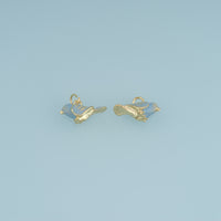 18K Gold Filled Bird Charm,Colorful Enamel Bird Pendant Animal Charm for Bracelet Necklace DIY Jewelry Making Supply