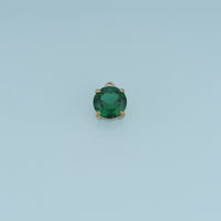 Round Crystal Pendant,14K Gold Silver Colorful Faceted Charm DIY Charm for Necklace Bracelet Making