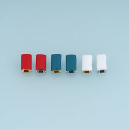 18K Gold Filled Rectangle Enamel Bead, Colorful Bar Spacer Bead for Bracelet Necklace DIY Jewelry Making Supply