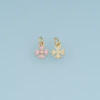 18K Gold & Silver Filled Maltese Cross Charm, Color Enamel Cross Pendant for Bracelet Necklace DIY Jewelry Making Supply