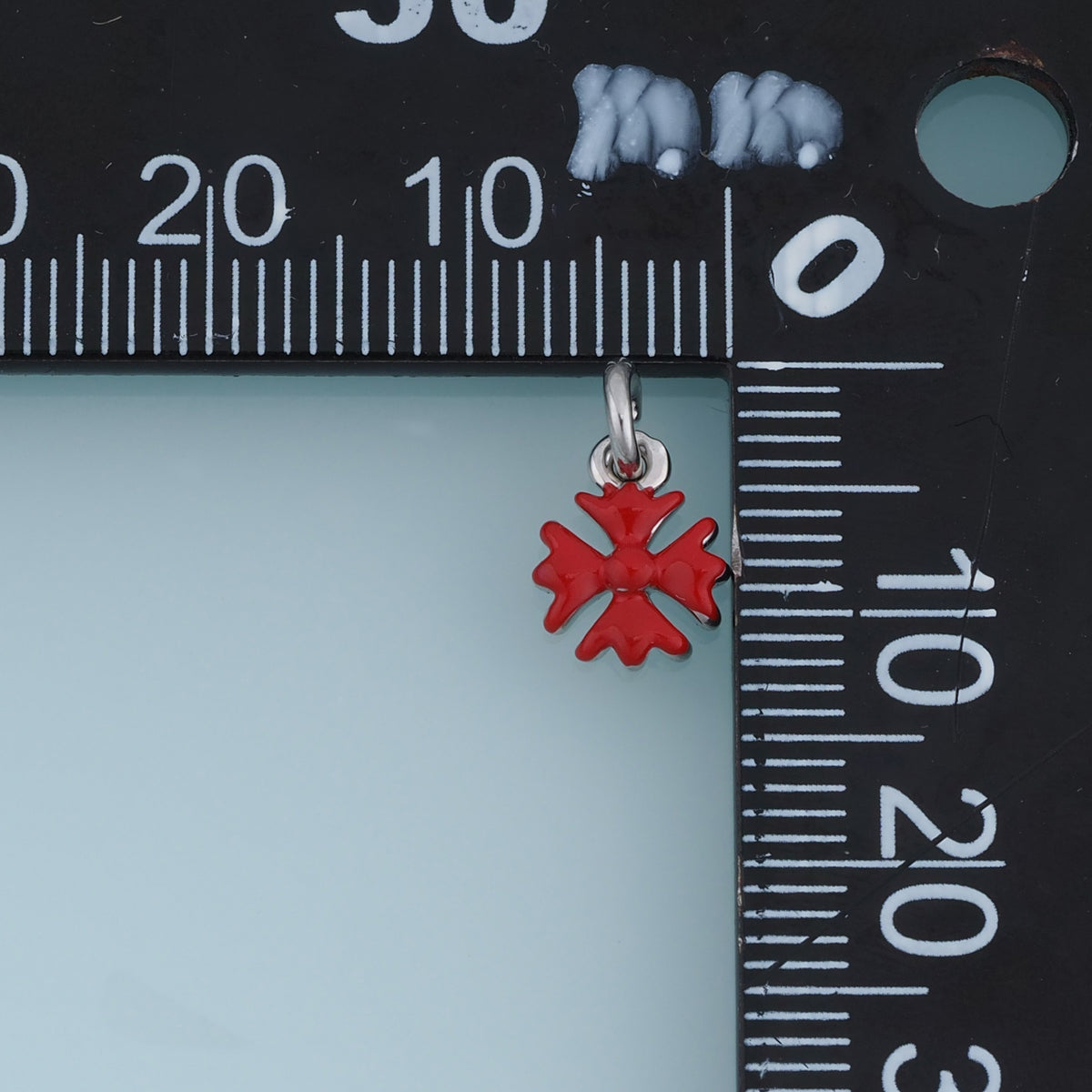 18K Gold & Silver Filled Maltese Cross Charm, Color Enamel Cross Pendant for Bracelet Necklace DIY Jewelry Making Supply
