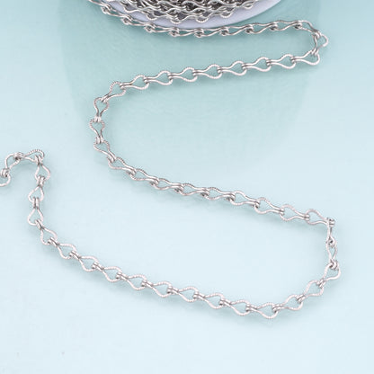 18K Gold Filled Geometry Chain,Geometry Chain Bracelet Necklace for DIY Jewelry Making Supply