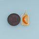 18K Gold Filled Enamel Crescent Moon Tag Charm, Sunburst Rectangular Pendant for DIY Bracelet & Necklace Making