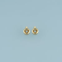 50 pcs 18K Gold Filled Crimp Bead, Round Tube Crimp End Cap for DIY Bracelet & Necklace Jewelry Making