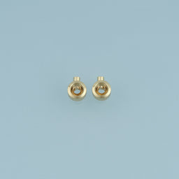 50 pcs 18K Gold Filled Crimp Bead, Round Tube Crimp End Cap for DIY Bracelet & Necklace Jewelry Making