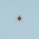 Round Crystal Pendant,14K Gold Colorful Bezel Set Gemstone Charm DIY Charm for Necklace Bracelet Making