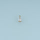 Teardrop Crystal Pendant,14K Gold Silver Colorful Faceted Charm DIY Charm for Necklace Bracelet Making