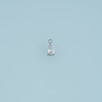 Teardrop Crystal Pendant,14K Gold Silver Colorful Faceted Charm DIY Charm for Necklace Bracelet Making