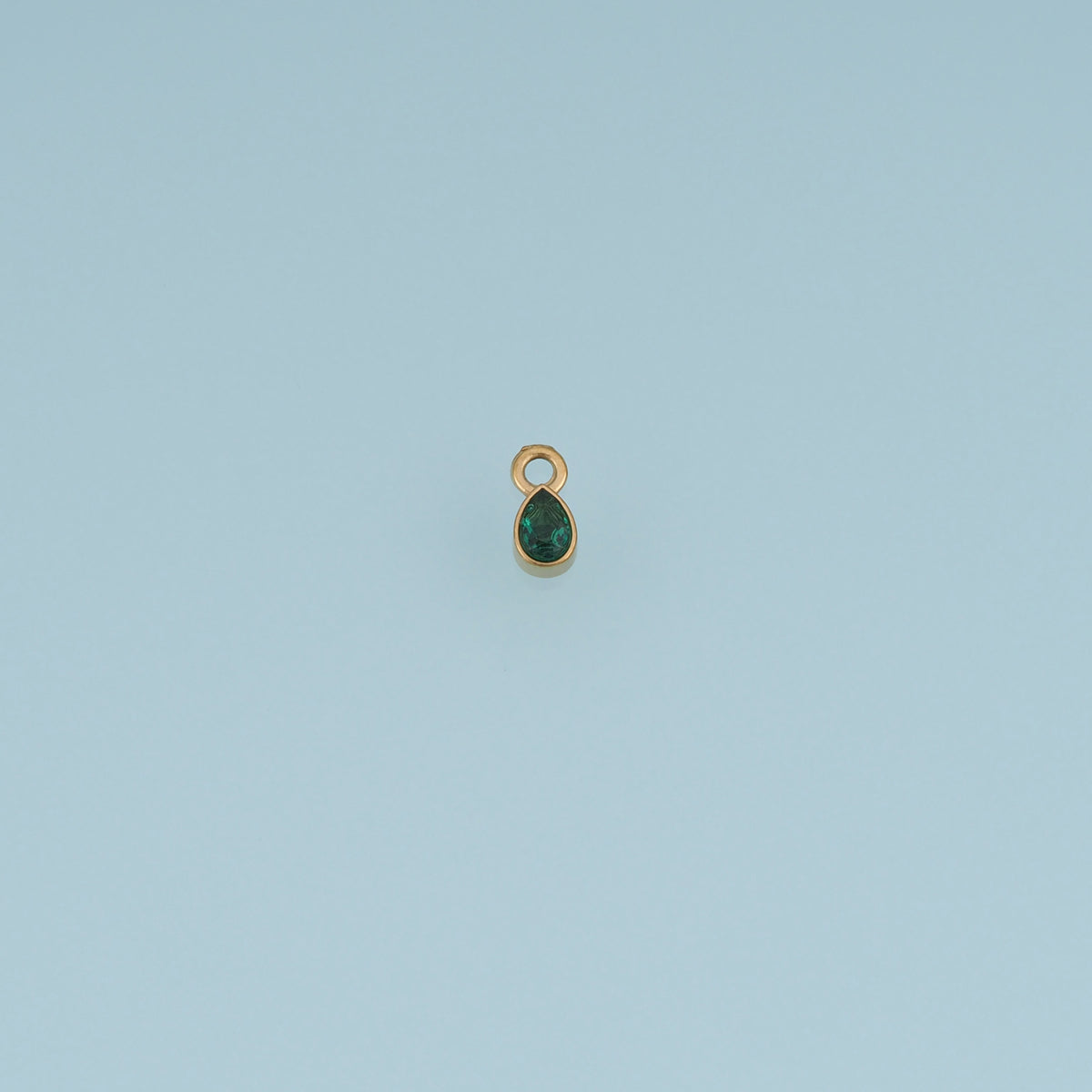 Teardrop Crystal Pendant,14K Gold Colorful Beaded Edge Gemstone Charm DIY Charm for Necklace Bracelet Making