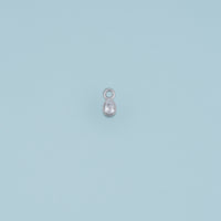 Teardrop Crystal Pendant,14K Gold Colorful Beaded Edge Gemstone Charm DIY Charm for Necklace Bracelet Making