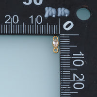 Teardrop Crystal Connector,14K Gold Silver Colorful Gemstone Charm DIY Charm for Necklace Bracelet Making