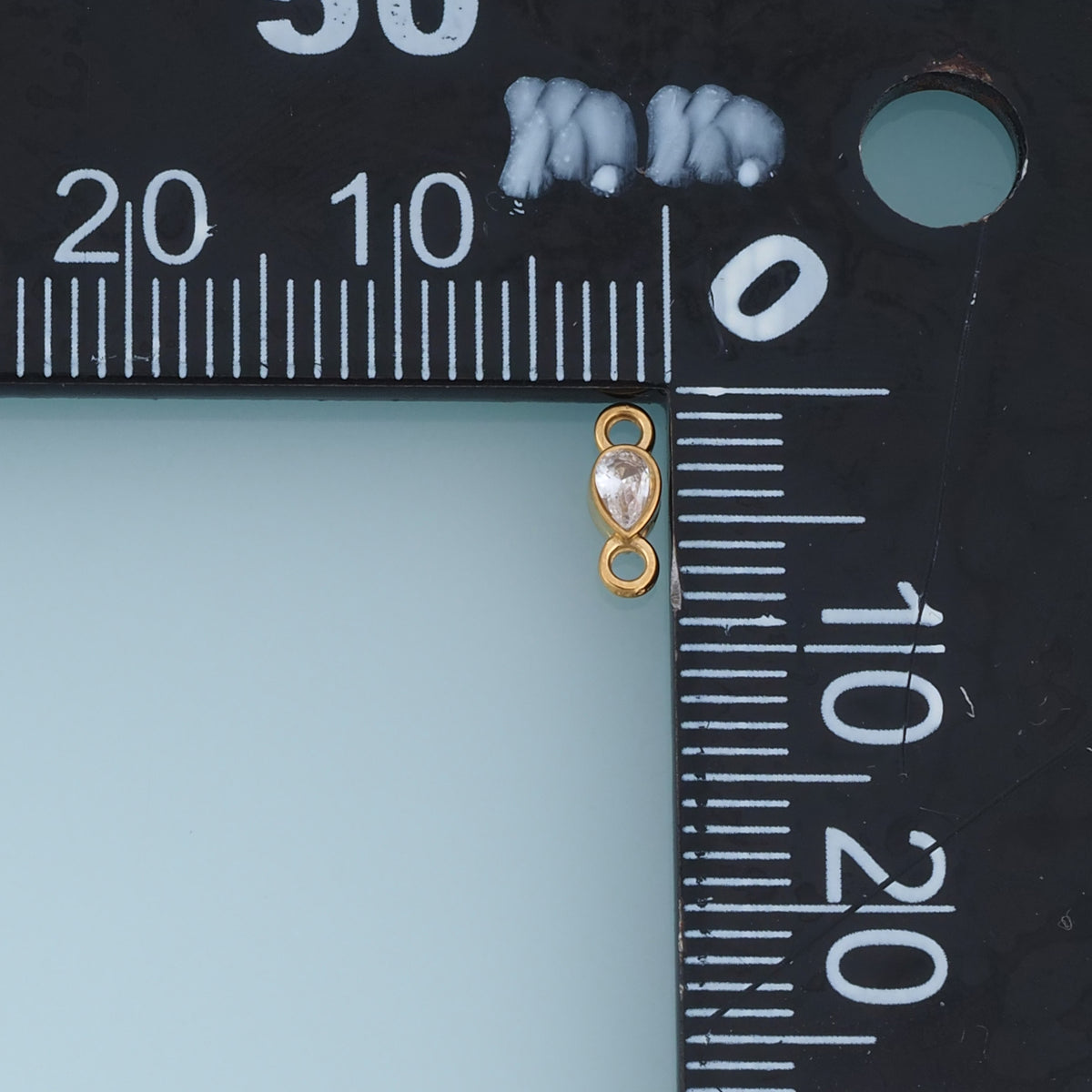 Teardrop Crystal Connector,14K Gold Silver Colorful Gemstone Charm DIY Charm for Necklace Bracelet Making