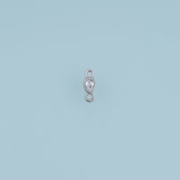 Teardrop Crystal Connector,14K Gold Silver Colorful Gemstone Charm DIY Charm for Necklace Bracelet Making