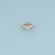 Crystal Leaf Cluster Pendant,14K Gold Silver Elegant Branch Charm DIY Charm for Necklace Bracelet Making