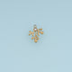 Coral Branch Pendant,14K Gold Clear Crystal Ocean Charm DIY Charm for Necklace Bracelet Making