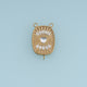 Vintage Heart Crystal Connector,14K Gold Oval Sunburst Rhinestone Charm DIY Charm for Necklace Bracelet Making
