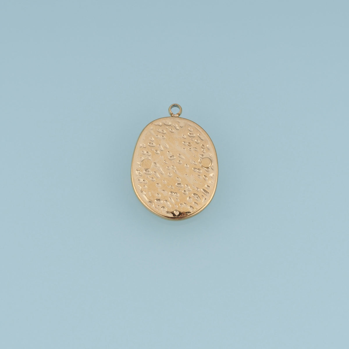 Oval Hammered Metal Pendant,14K Gold Silver Vintage Textured Coin Charm DIY Charm for Necklace Bracelet Making