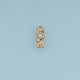 LOVE Letter Crystal Pendant,14K Gold Silver Dainty Love Charm DIY Charm for Necklace Bracelet Making