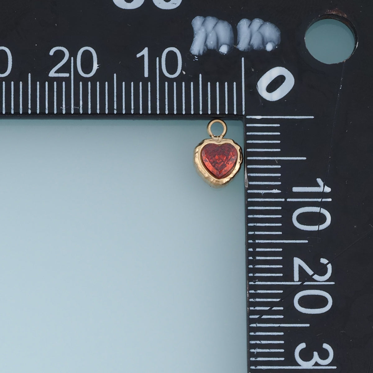 Colorful Crystal Heart Pendant,14K Gold Vintage Textured Gemstone Charm DIY Charm for Necklace Bracelet Making
