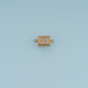 Rectangle Crystal Connector,14K Gold Silver Sparkling Rhinestone Charm DIY Charm for Necklace Bracelet Making