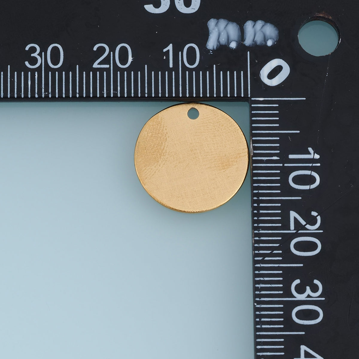 Round Blank Disc Pendant,14K Gold Brushed Textured Coin Charm DIY Charm for Necklace Bracelet Making