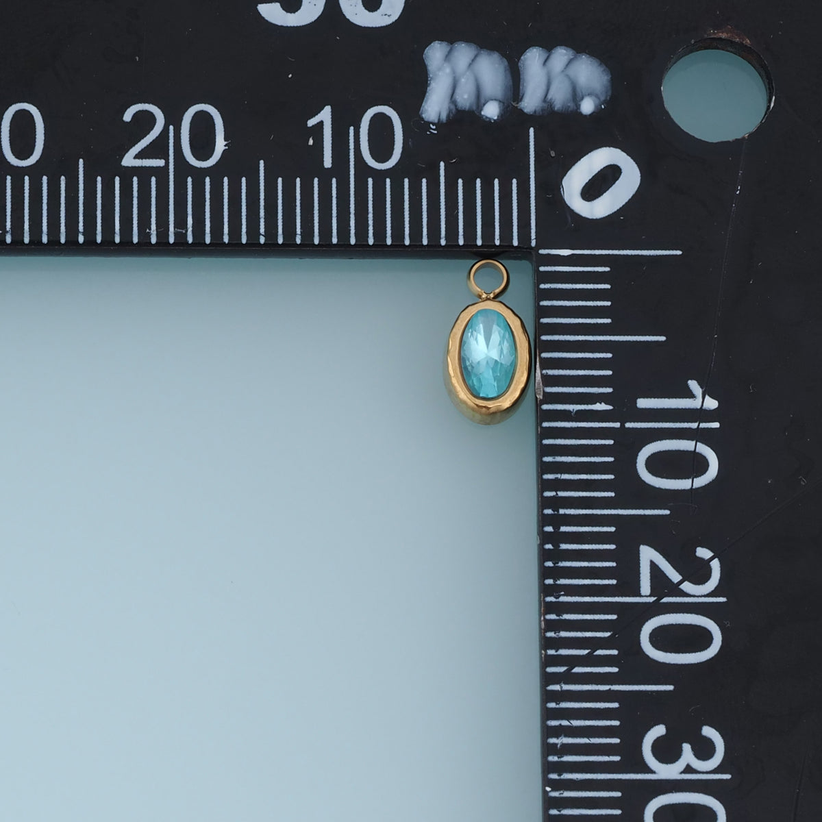 Oval Crystal Pendant,14K Gold Colorful Faceted Gemstone Charm DIY Charm for Necklace Bracelet Making