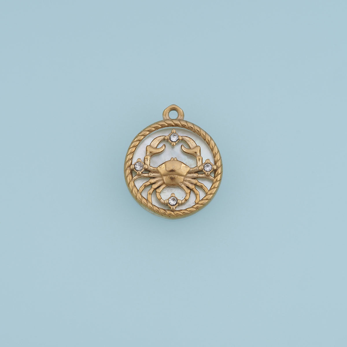 12 Zodiac Sign Charms,14K Gold Astrology Horoscope Pendants DIY Charms for Necklace Bracelet Jewelry Making