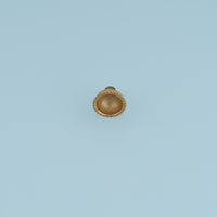Bell Pendant,14K Gold Vintage Textured Dome Charm DIY Charm for Necklace Bracelet Making