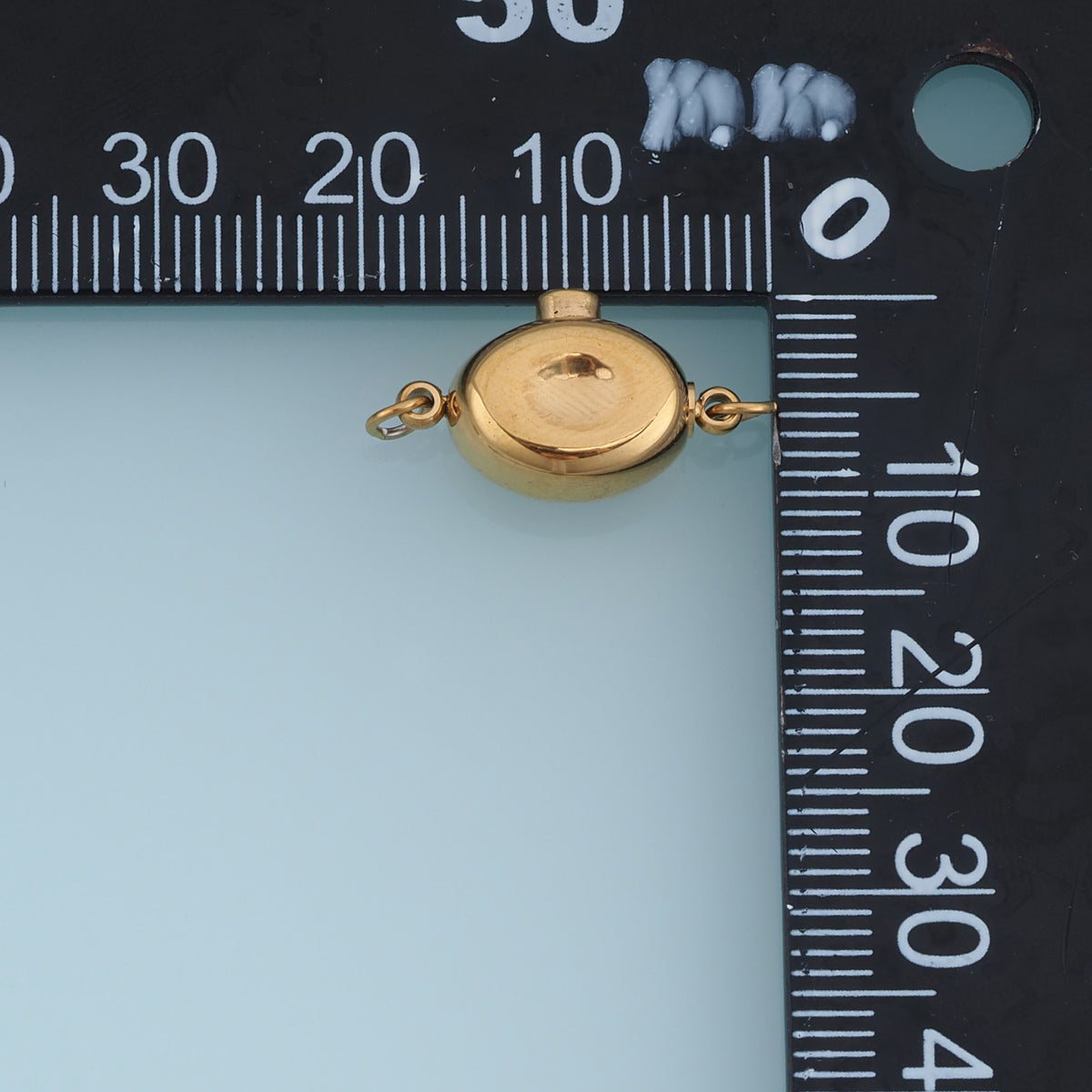 Oval Magnetic Clasp Connector,14K Gold Silver Jewelry Closure DIY Connector for Necklace Bracelet Making