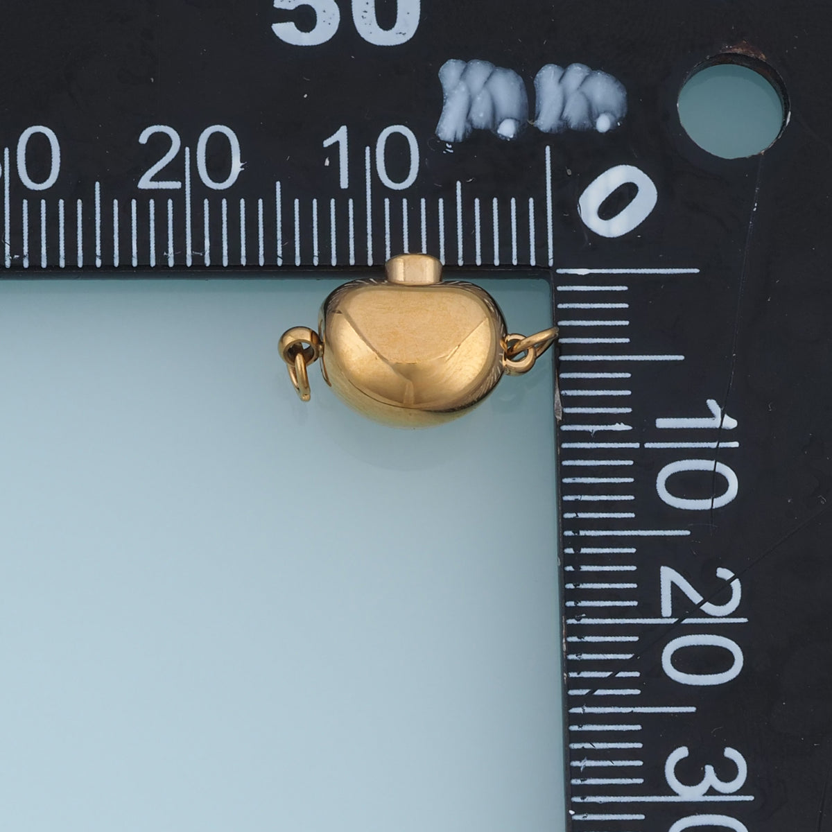 Heart Shaped Magnetic Clasp Connector,14K Gold Silver Jewelry Closure DIY Connector for Necklace Bracelet Making