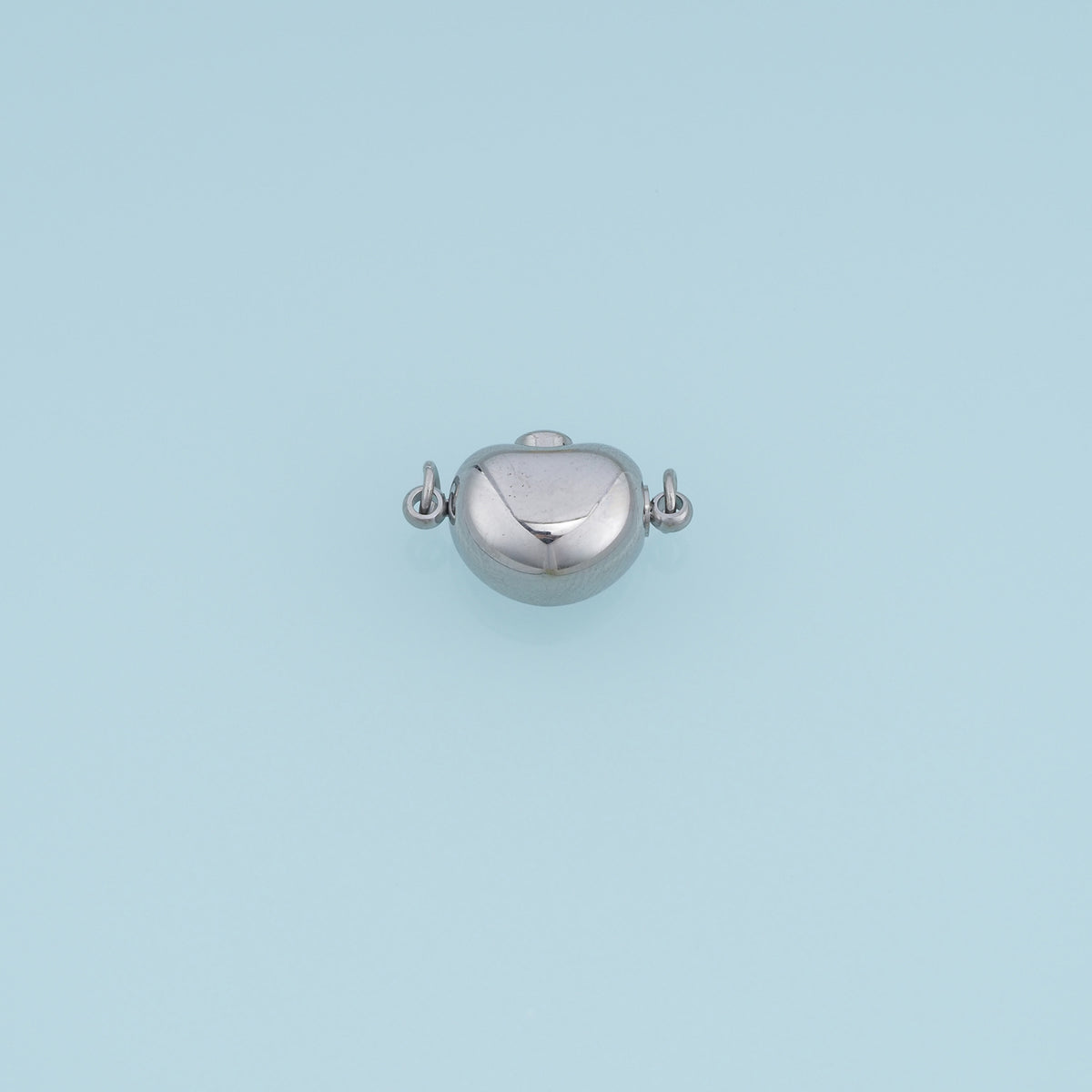 Heart Shaped Magnetic Clasp Connector,14K Gold Silver Jewelry Closure DIY Connector for Necklace Bracelet Making