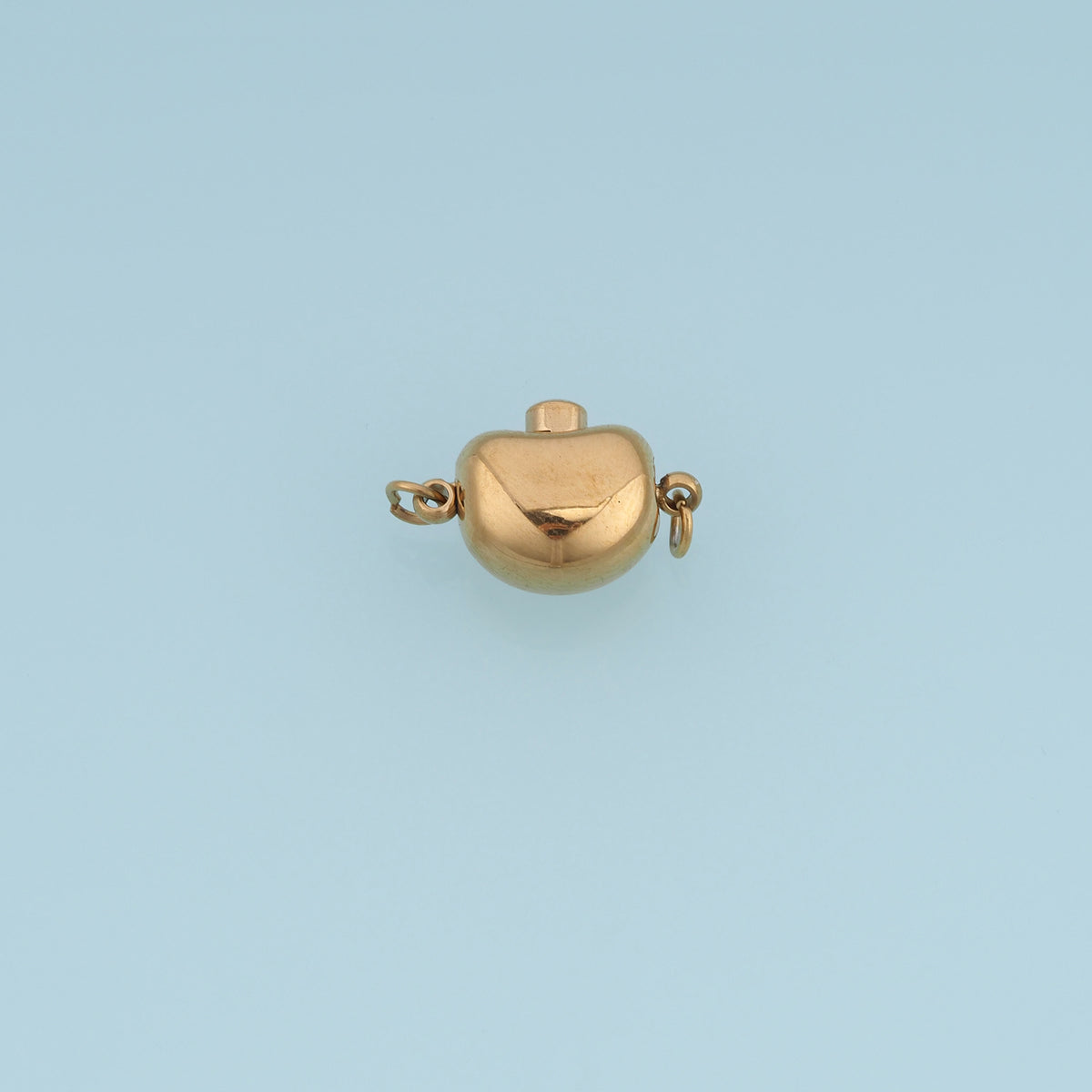 Heart Shaped Magnetic Clasp Connector,14K Gold Silver Jewelry Closure DIY Connector for Necklace Bracelet Making