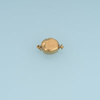 Rounded Square Magnetic Clasp Connector,14K Gold Silver Jewelry Closure DIY Connector for Necklace Bracelet Making