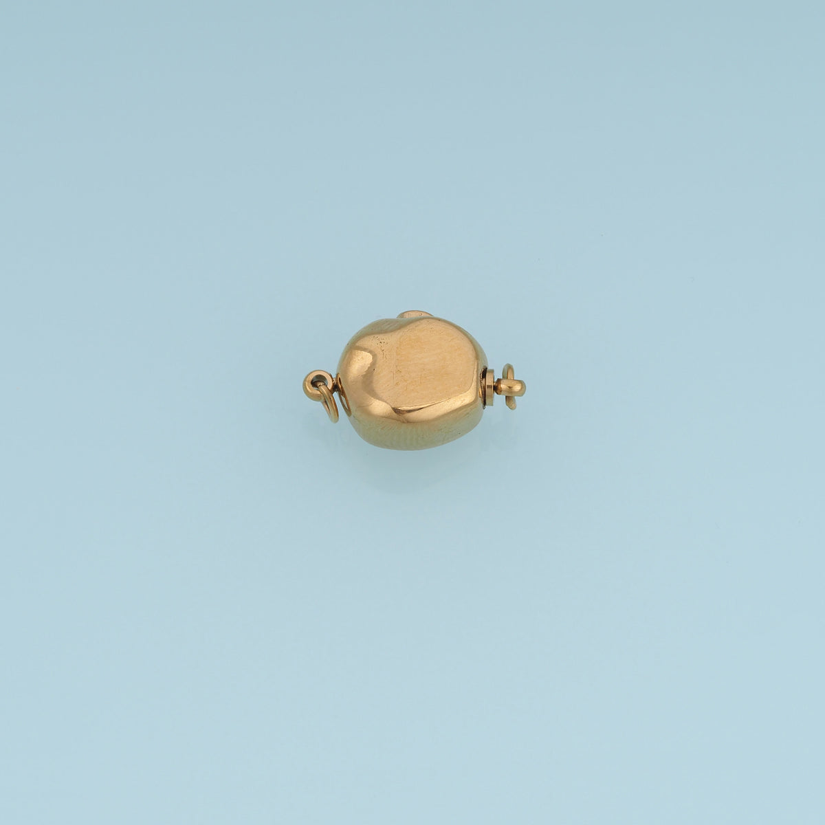 Rounded Square Magnetic Clasp Connector,14K Gold Silver Jewelry Closure DIY Connector for Necklace Bracelet Making