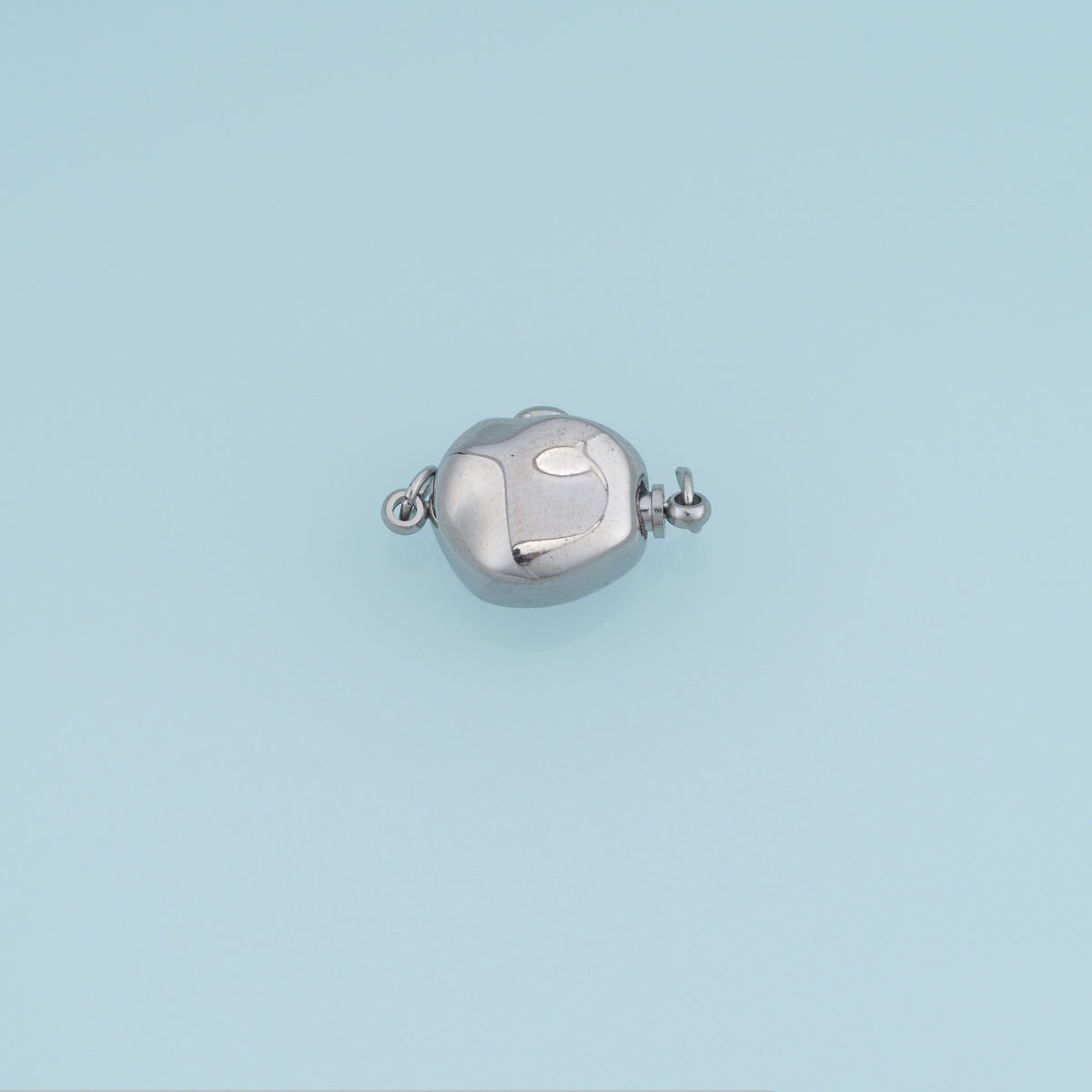 Rounded Square Magnetic Clasp Connector,14K Gold Silver Jewelry Closure DIY Connector for Necklace Bracelet Making